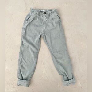 Zara boys blue cotton pants